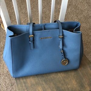 Michael Kors Blue Leather shoulder bag